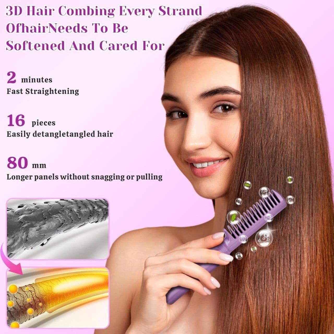 Portable Adjustable Hair Straightener
